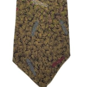 YSL Yves Saint Laurent Silk Tie 57"